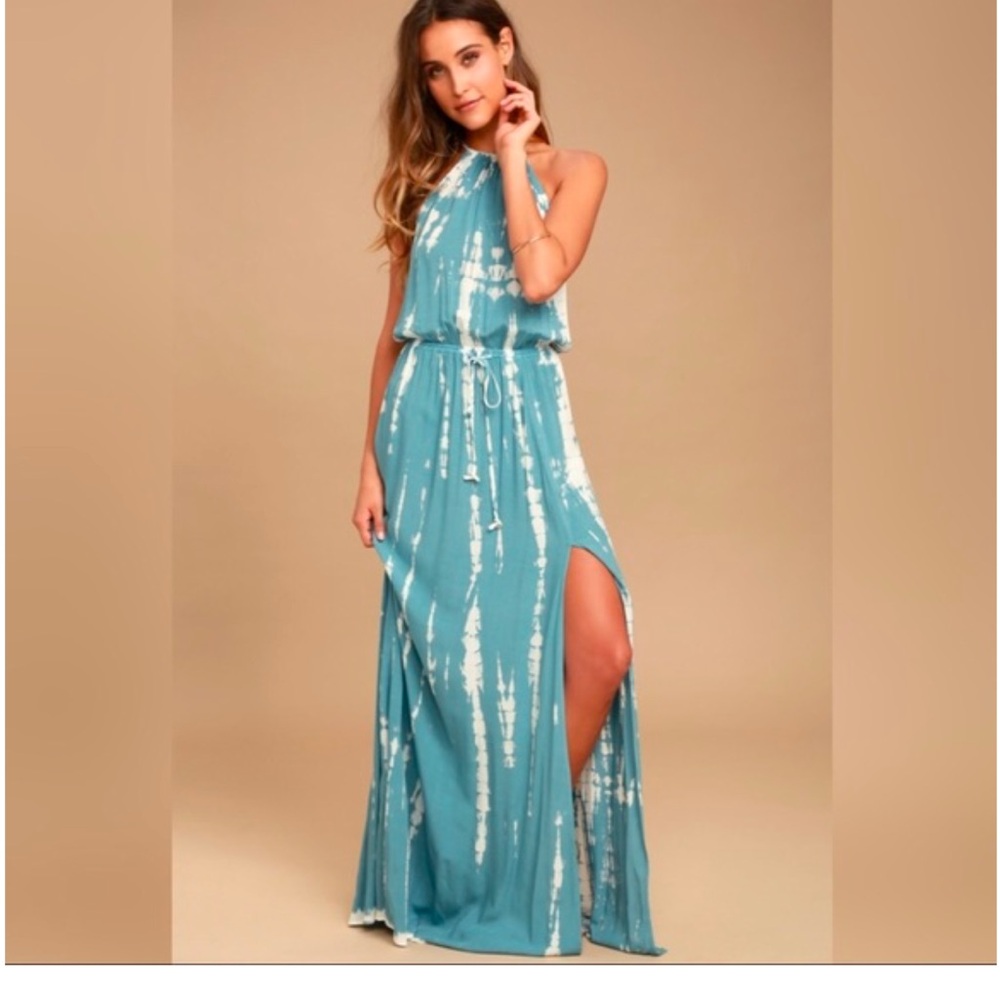 Lulu’s NWT In A Day Dream Tie Dye Dress Size Small